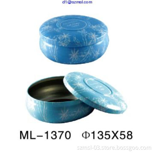 candle tin box tin cantainer tin case tin can